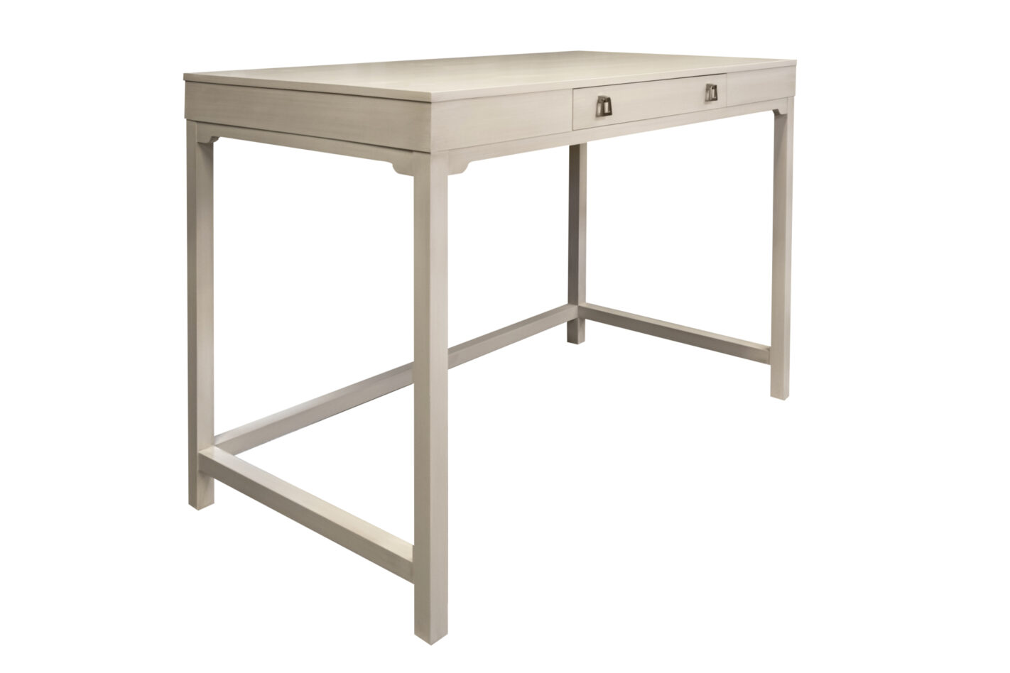 47 340 Bracket Leg Stand Up Desk 170 Brushed White 1