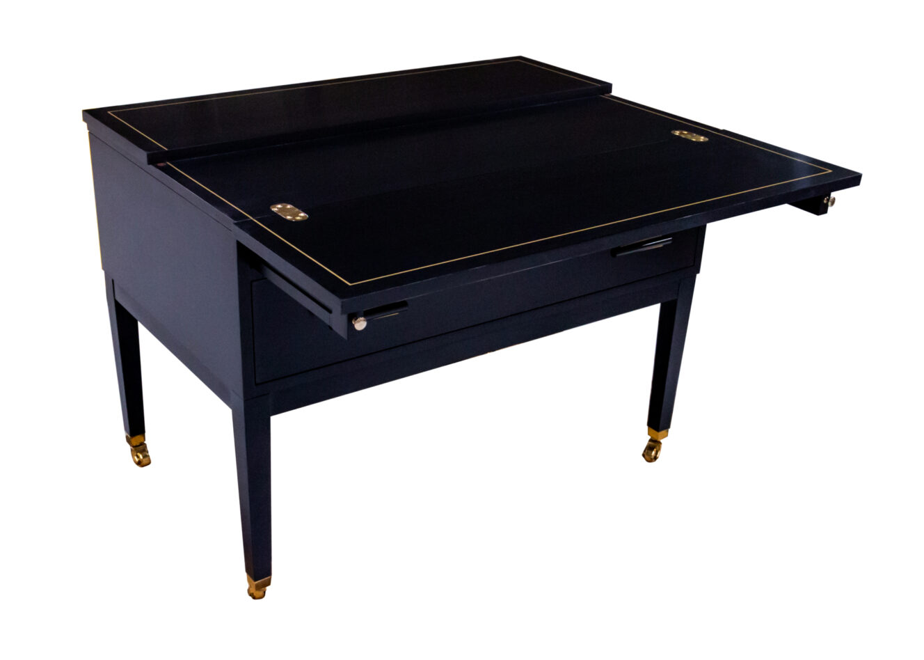 68 101 Ebony64 Gold Fineline Marble BLK Brass 5