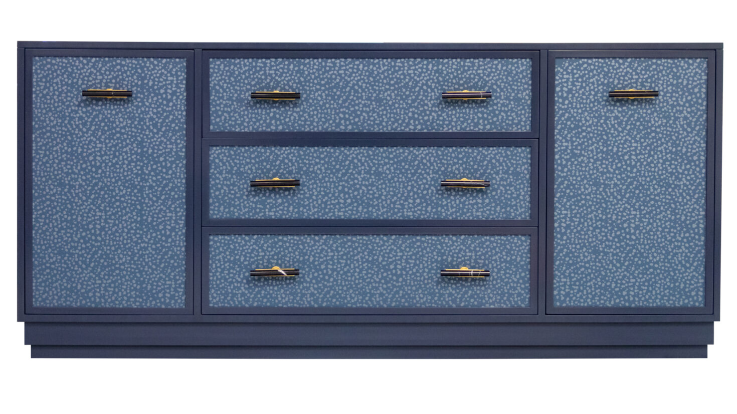 68 12 DR20 DW22 BL2 W Indigo Striata Marble Pull Aquarius Wallpaper Flat Frame Plinth Base Greg Natale