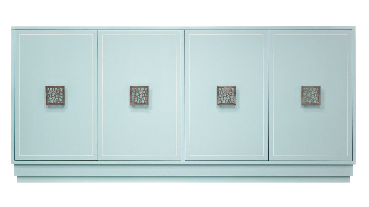 68-2-DR1-DR1-BL2_Ocean_White Pinstripe_Satin Nickel Bubbles Square