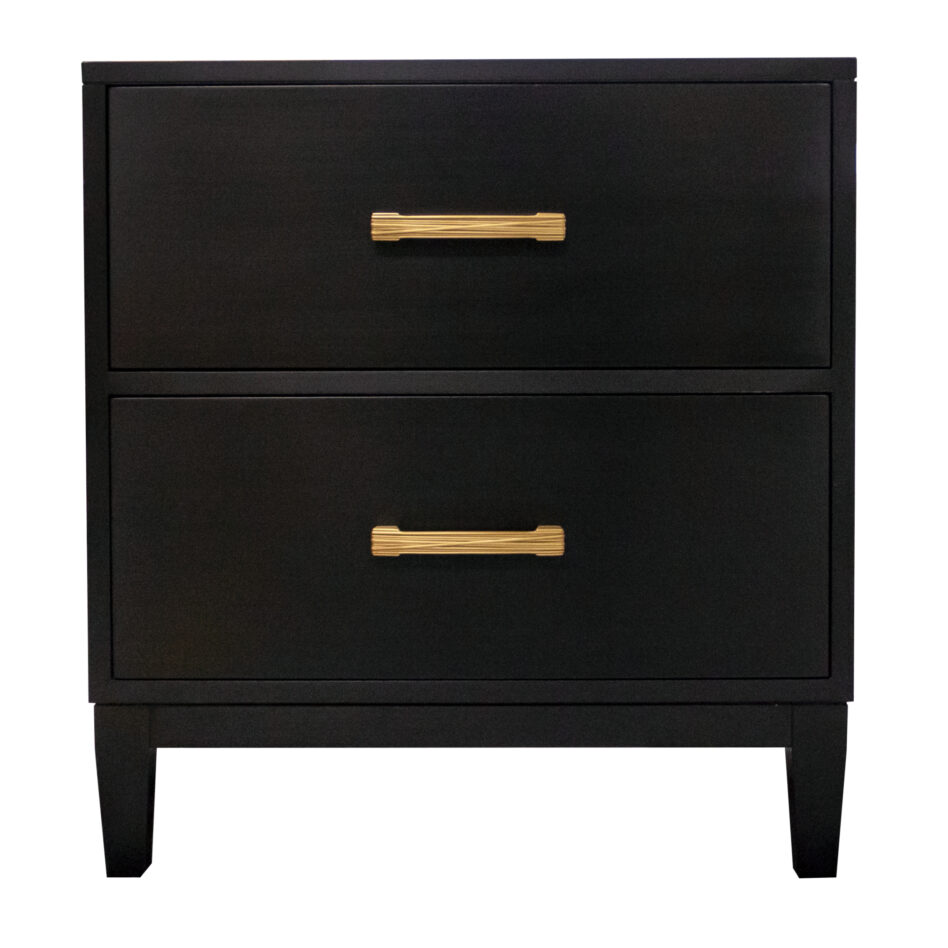 68 4 DW41 DW41 BT4 Black Lacquer Strie Pull Brass Taperedeg