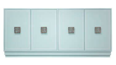 68-2-DR1-DR1-BL2_Ocean_White Pinstripe_Satin Nickel Bubbles Square